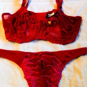 Plus Size Matching Bra 42DD & Panty 4XL